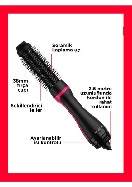 One Step Style Booster Saç Kurutma Makinesi ve Şekillendirici