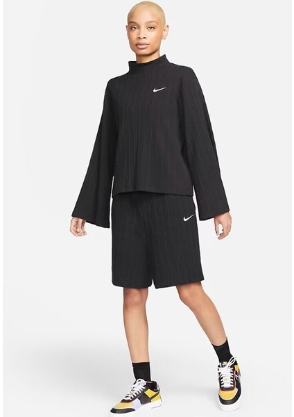 Kadın Sportswear Fitilli Şort DM6401 010 indirimleri