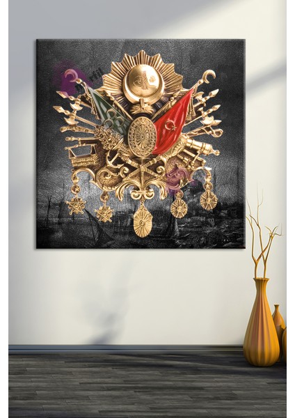 Osmanlı Arması Kanvas Tablo (7 Farklı Ölçü) fırsatları