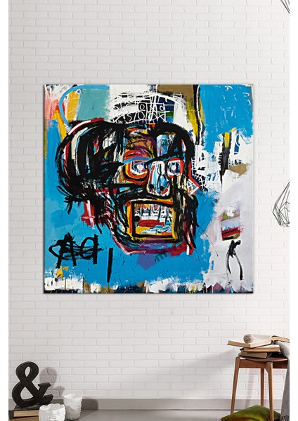 After Jean Michel Basquiat Untitled Kanvas Tablo fiyatları