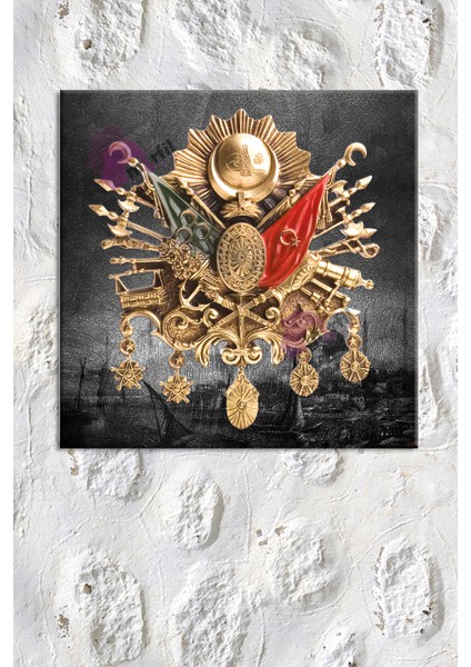 Osmanlı Arması Kanvas Tablo (7 Farklı Ölçü) fiyatları