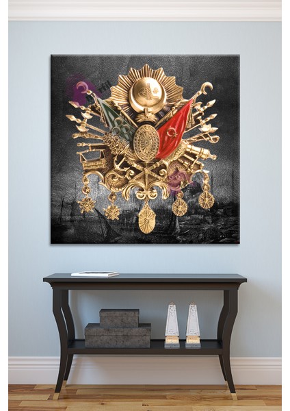 Osmanlı Arması Kanvas Tablo (7 Farklı Ölçü) indirimleri