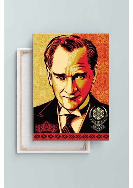 Atatürk Mustafa Kemal Kanvas Tablo Okullara Işyerlerine Uygun (8 Farklı Ölçü) modelleri