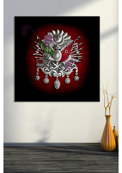 Osmanlı Arması Kanvas Tablo (7 Farklı Ölçü) indirimleri