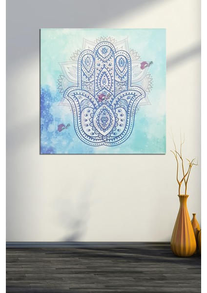 Fatımanın Eli Mavi Hat Kanvas Tablo indirimleri