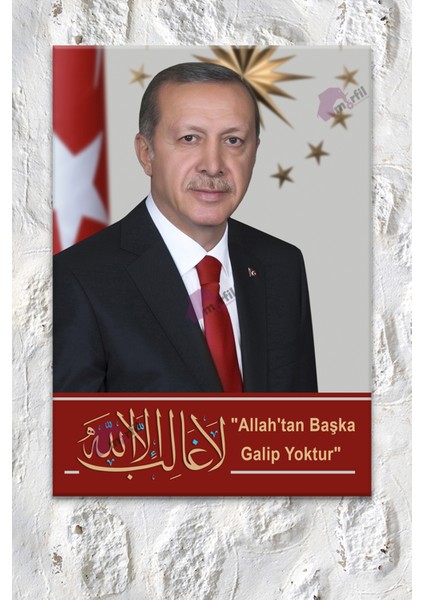 Recep Tayyip Erdoğan Başkan Erdoğan Rte Kanvas Tablo (7 Farklı Ölçü)