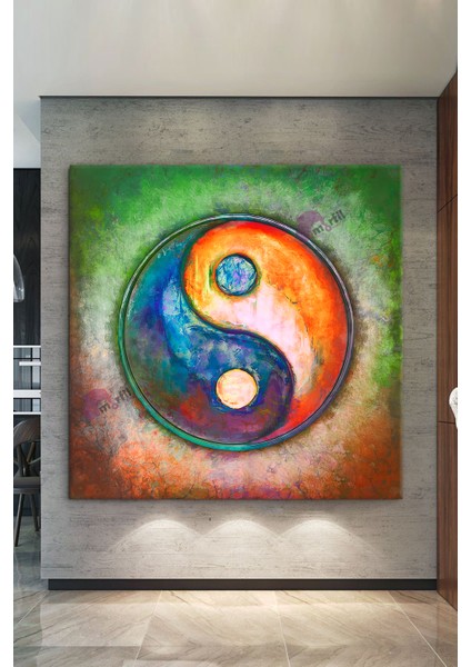 Yin Yang Tablo Renkli Kanvas Tablo fırsatları