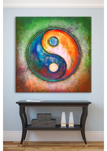 Yin Yang Tablo Renkli Kanvas Tablo indirimleri
