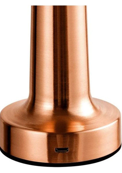 Cata Modern Mantar Bakır Masa Lambası Dokunmatik 3 Renk Dimi Modlu Sarjlı Bronz Kablosuz fırsatları