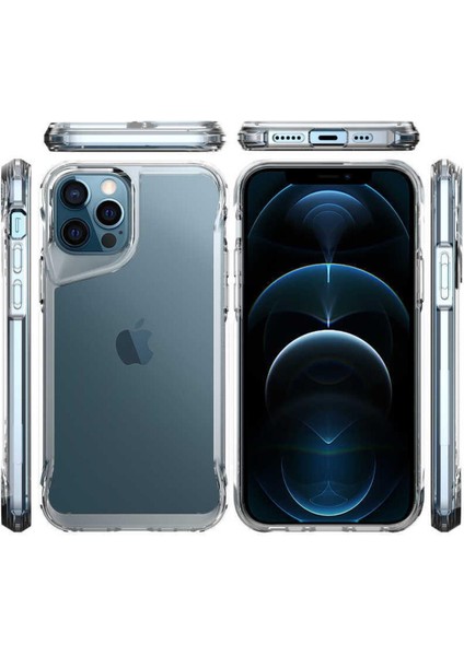 Iphone 14 Pro Max T-Max Şeffaf Silikon Telefon Kılıfı