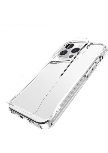 Iphone 14 Pro Max T-Max Şeffaf Silikon Telefon Kılıfı