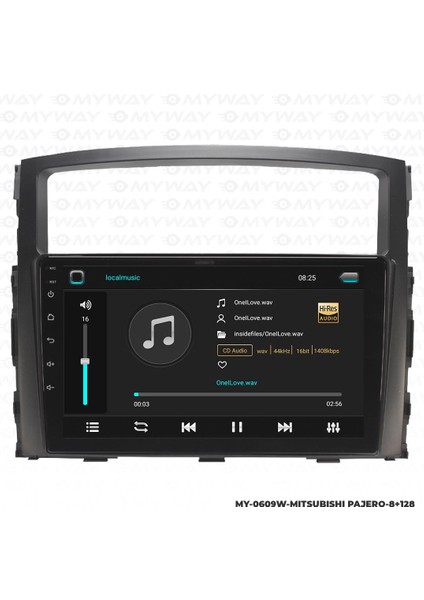 Mitsubishi Pajero Android 12 Multimedya Carplay 4gb RAM+64GB HDD Navigasyon Ekran fiyatları