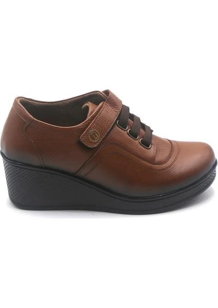 22521-1 Taba Derı Kadın Ayakkabı