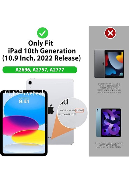 Apple Ipad 10.nesil 10.9" Uyumlu Kılıf Defender Standlı Yumuşak Renkli Silikon Boyun Askılı Zırh 360 Kaplama Tank Kapak fiyatları