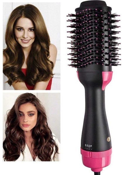 Pratik Profesyonel Hava Üflemeli Saç Kurutma ve Şekillendirici Fön Fırçası Tarak fiyatları