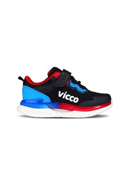 Vicco Yancy Siyah Mavi Filet Phylon Spor Ayakkabı