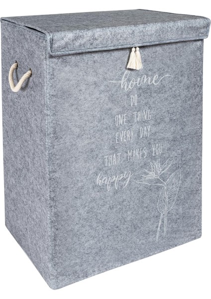 Keçe Kapaklı Mega Kutu Çamaşır Sepeti Eşya Saklama Kutusu fırsatları