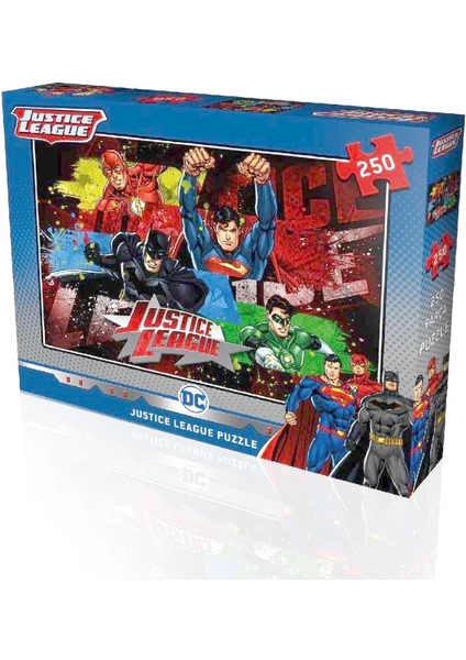 DC7557 Justice League Süper Kahramanlar 250 Parça Puzzle