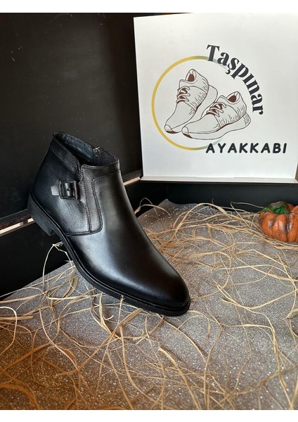 Taşpınar 010 Deri Erkek Günlük Kışlık Rahat Klasik Fermuarlı Bot 39-45 fırsatları