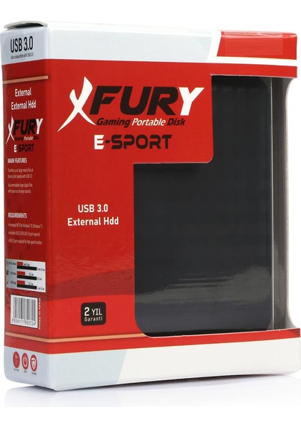 E-Sport 500 GB Harici Disk - Taşınabilir Disk - Taşınabilir Harddisk- Type-c (PC-TV-ANDROİD UYUMLU)