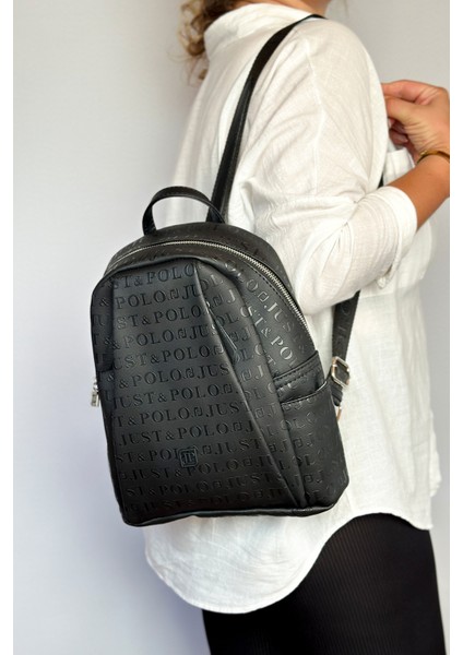 Büyük Boy Günlük Kullanamına Uygun 9 Bölmeli Siyah Kadın Sırt Çantası 4040 fiyatları