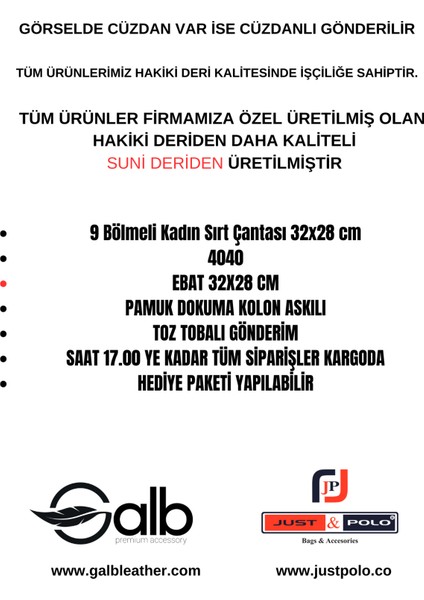 Büyük Boy Günlük Kullanamına Uygun 9 Bölmeli Taş Kadın Sırt Çantası 4040 indirimleri