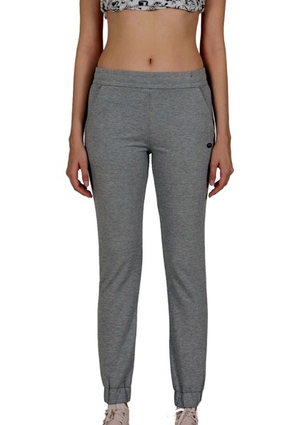 Trend Hill Antrasit Kadın Iki Iplik Lastikli Paça Cepli Klasik Spor Eşofman Altı EDY201909 fiyatları
