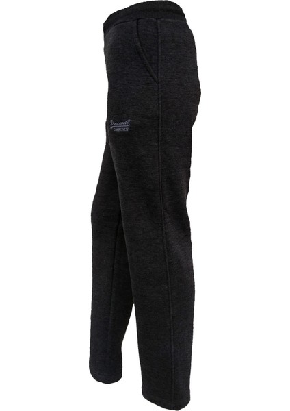 Kırçıllı Antrasit Kadın Üç Iplik Cepli Düz Paça Şardonlu Beli Lastikli Eşofman Altı 140 fiyatları