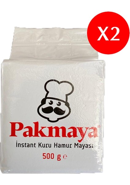 Instant Kuru Hamur Mayası 500 gr x 2 Adet