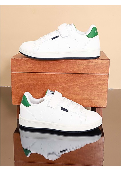 1709 Anatomik Tabanlı Çocuk Sneakers Günlük Ayakkabı - NKT01709-BEYAZ Yeşil-31 modelleri