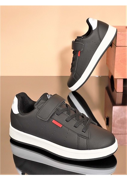1709 Anatomik Tabanlı Çocuk Sneakers Günlük Ayakkabı - NKT01709-SIYAH Beyaz-31 fiyatları