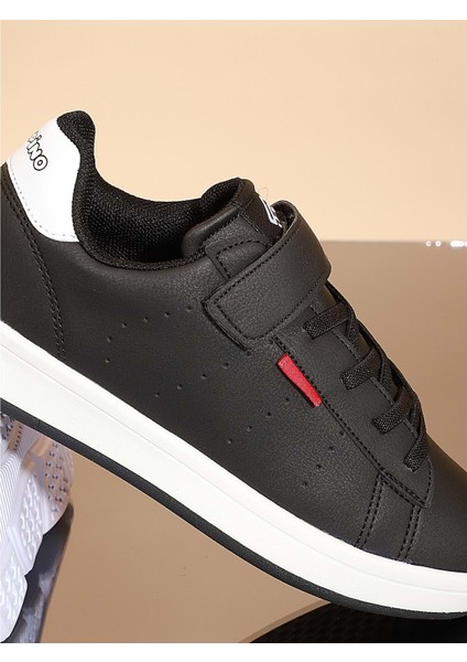 1709 Anatomik Tabanlı Çocuk Sneakers Günlük Ayakkabı - NKT01709-SIYAH Beyaz-31 fırsatları