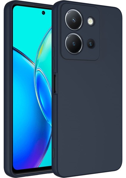 Vivo Y36 Kılıf Lansman Içi Kadife Kamera Lens Koruyuculu Silikon