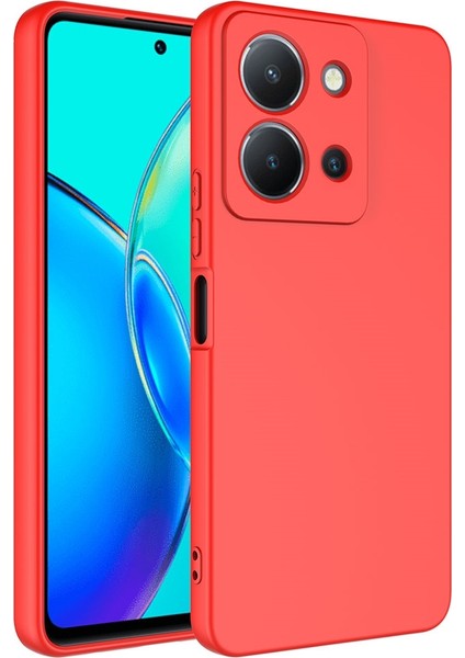 Vivo Y36 Kılıf Lansman Içi Kadife Kamera Lens Koruyuculu Silikon