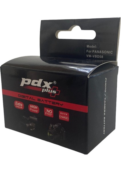 Panasonic Için VBD58 Batarya Pil 5200MAH HC-X1000,PX270,AG-AC8,MDH2 modelleri