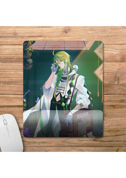 Baizhu - Genshin Impact Bilek Destekli Mousepad Model - 2 fiyatları