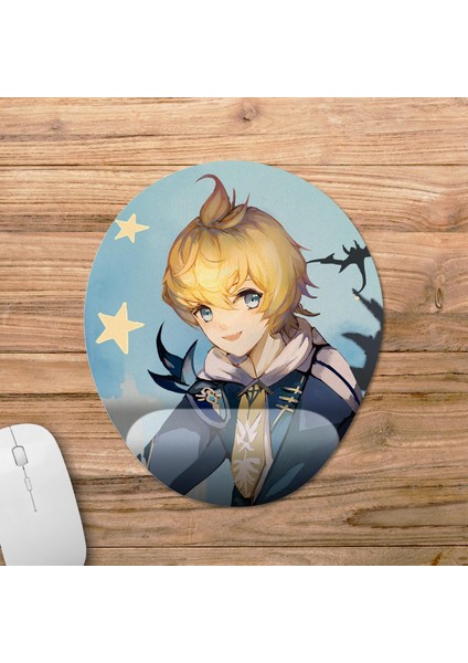 Mika - Genshin Impact Bilek Destekli Mousepad Model - 2 Oval fiyatları