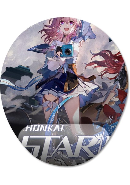 Honkai: Star Rail Bilek Destekli Mousepad Model - 2 Oval