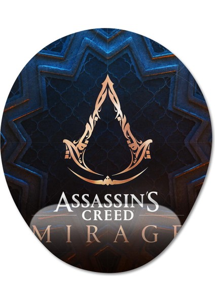 Assassin's Creed Mirage Bilek Destekli Mousepad Model - 1 Oval