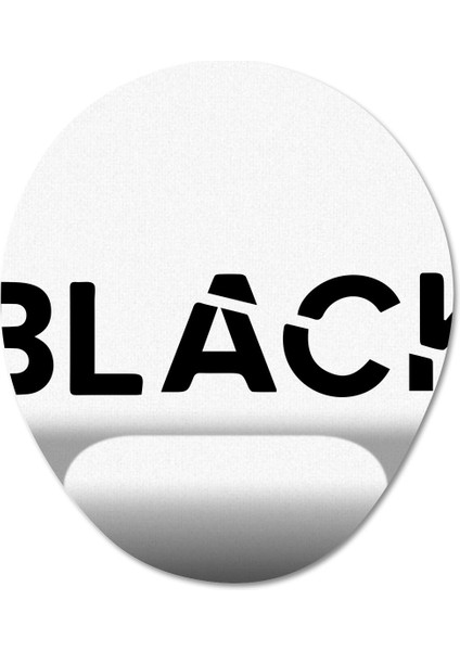 Black Mirror Bilek Destekli Mousepad Model - 2 Oval