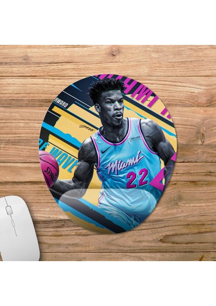 Denver Nuggets - Miami Heat / Nba 2023 Finalleri Bilek Destekli Mousepad Model - 1 Oval fiyatları