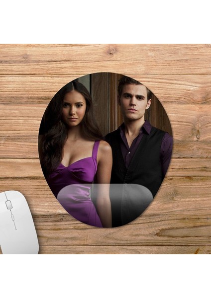 Vampire Diaries Bilek Destekli Mousepad Model - 4 Oval