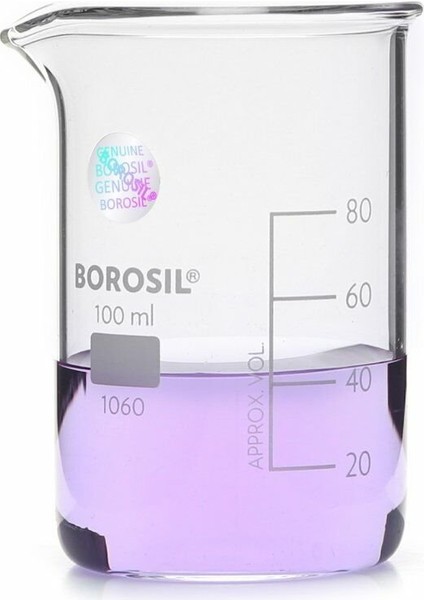Uzun Form Cam Beher Seti - Isıya Dayanıklı - 1000ML-500ML-250ML-100ML - 4 Adetlik Set