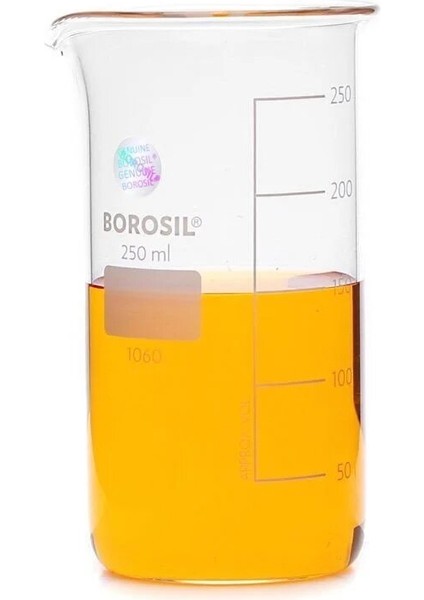 Uzun Form Cam Beher Seti - Isıya Dayanıklı - 1000ML-500ML-250ML-100ML - 4 Adetlik Set