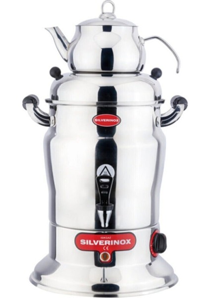 Silverinox Çay Semaveri 7 Lt. Bir Demlik