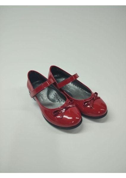 Kız Bebek Çocuk Kırmızı Rugan Ayakkabı Babet modelleri