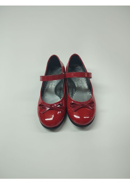 Kız Bebek Çocuk Kırmızı Rugan Ayakkabı Babet fırsatları