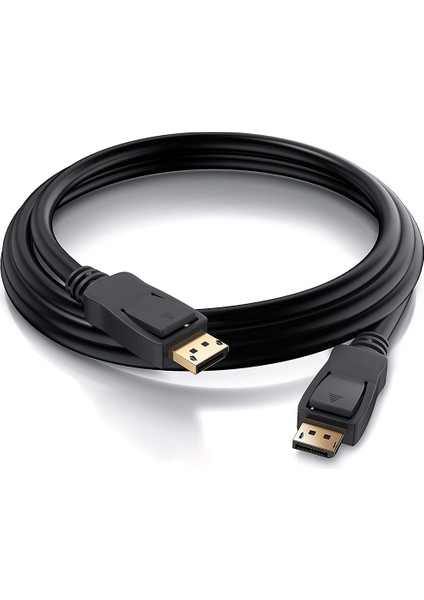 Yüksek Kalite 4K Displayport Erkek-Erkek Görüntü Kablosu - 1.8 Metre