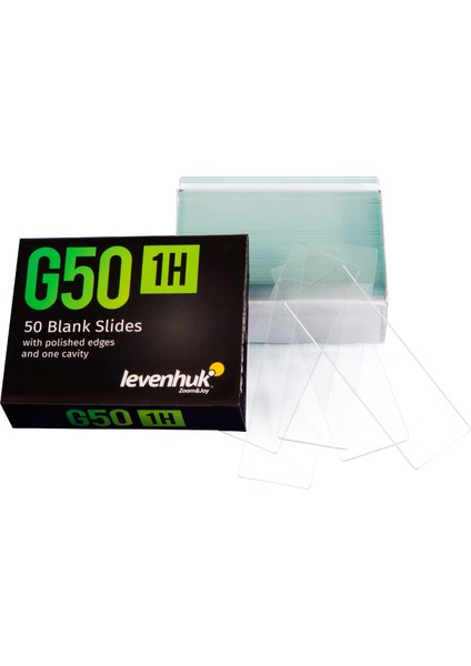 G50 1h Tek Boşluklu Boş Slaytlar, 50 Adet
