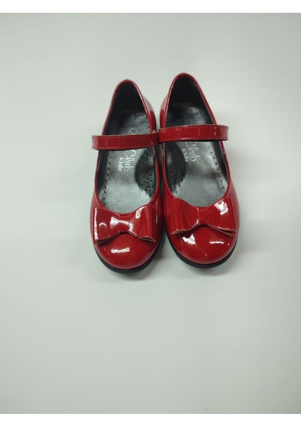 Kız Bebek Çocuk Kırmızı Rugan Babet Ayakkabı modelleri